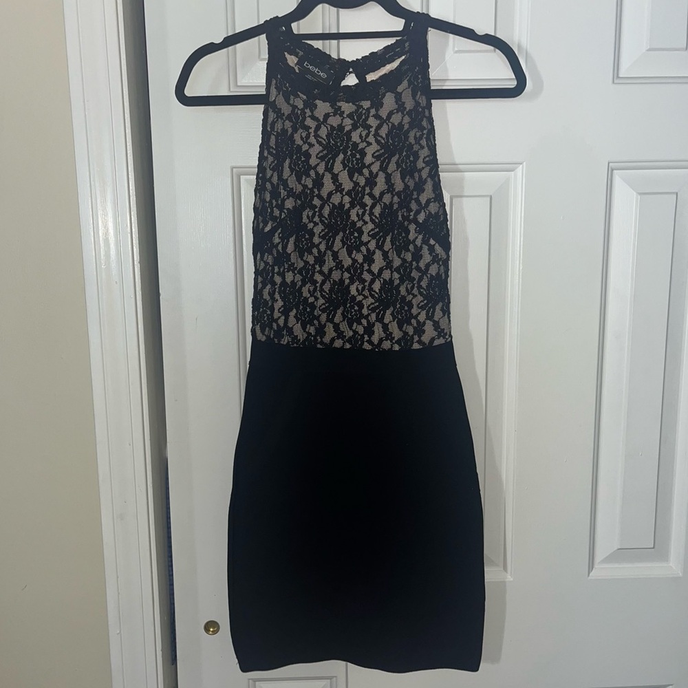 bebe little black dress
